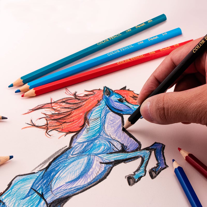 Pentel Arts Color Pencils - Assorted Colors, 36-Pack (CB8-36) - Image 3